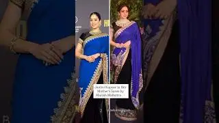 Janhvi Kapoor in Sridevi Ji&rsquo;s Iconic Manish Malhotra Saree | Timeless Bollywood Fashion