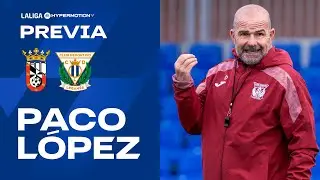 📹🎙️ Rueda de prensa de Paco L&oacute;pez previa al #ADCeutaFCLegan&eacute;s