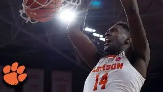 Clemson's Elijah Thomas Turns Full-Court Pass Into Two-Hand Slam vs. FSU