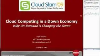 Cloud Computing in a down economy ...