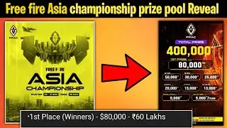 Free fire Asia championship 2021 Prize pool distribution || Full Details