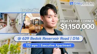 Апартаменты Executive в Сингапуре | 629 Bedok Reservoir Rd | 1 150 000 долларов | bleubricks By PLB | Jun Wei