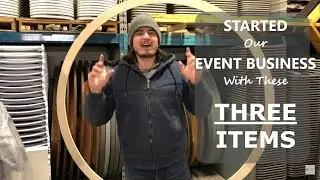 Started Our Event Business With 3 Rental Items
