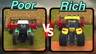 Fs18 Poor vs Rich Comparison Gameplay! Farming Simulator 18 Gameplay Timelapse||#fs18 