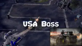 C&C Contra X Beta Superweapon [Conventional] Generals Challenge #14 vs USA Boss General [Hard]