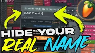 How To HIDE YOUR REAL NAME in FL Studio 🔥