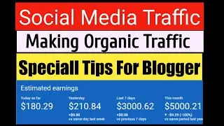 Social MediaTraffic Ko Convert karo Organic Traffic पे Live proof देखलो 100% AdSense Friendly