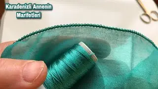 TEK SEFERDE BİTEN ZARİF, SIRALI, ŞAHANE İĞNE OYASI MODELİ