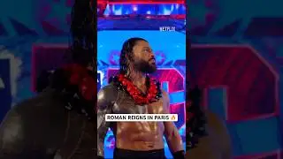 ROMAN REIGNS CLASH IN PARIS ENTRANCE 🔥 #romanreigns #wwe #clashinparis