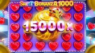 ЭТО МИРОВОЙ РЕКОРД!!! ВЫЙГРАЛ 1.500.000 РУБЛЕЙ В SWEET BONANZA 1000 / ЗАНОСЫ НЕДЕЛИ
