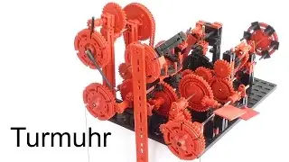fischertechnik Turmuhr mit Viertelstundenschlagwerk