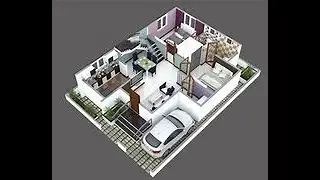 AUTOCAD IN HOUSE PLAN 3D PART 1 DESIGN HOME PLAN