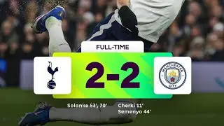 Tottenham 2-2 Manchester City | Goals and Results