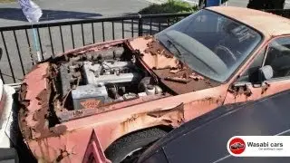 Abandoned 1972 Alfa Romeo Junior Zagato 1300 in Japan
