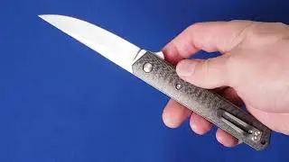Нож Kwaiken Flipper Burnley Full Custom ligthning strike USA
