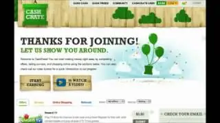 Cashcrate tutorial
