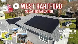 Solar Installation in West Hartford CT ⚡ Premier Edge Trim for Clean Curb Appeal #connecticutsolar