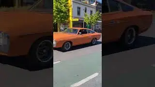 Chrysler Valiant Charger cruising on Rundle St #chrysler #car