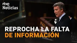 APAGÓN: FEIJÓO pide la DIMISIÓN de PEDRO SÁNCHEZ y le acusa de 