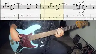 Beck - Where It&rsquo;s At - Bass Cover + Tabs