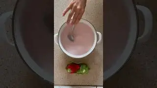 #Easy strawberry pudding 🍓|| KOLAY &Ccedil;İLEKLİ PUDİNG YAPIMI #asmr #pudding #strawberry