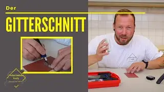 der Gitterschnitt - wie gut h&auml;lt eine Beschichtung? Ich teste es f&uuml;r euch. (Weihnachtskalender)