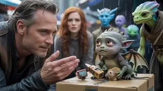 No One Wanted the Dragon Baby Selling Toys    Except One Human Father | Best Story