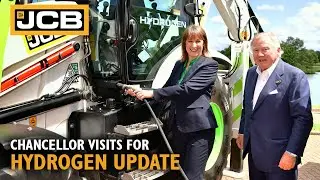 Chancellor Rachel Reeves MP visits JCB for hydrogen update