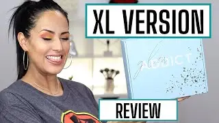 NEW XL BOX REVIEW [GLOW ADDICT BEAUTY BOX] UNBOXING & TRY-ON