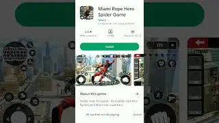 Miami Rope Hero Spider Game🤘🏻🤳🏻Turn Guru
