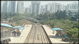 Aerial View of Hoodi Halt | 22625 Double Decker Exp.