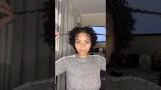 how to: DEFINED twist out on WET natural hair #reels #curlyhair