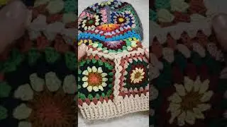 Crochet Beanies with Granny Squares