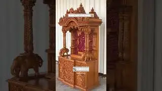Handcarved wooden mandir 🛕🙏 | Buy mandir online | Latest Pooja temple designs #jaijagannath #odisha