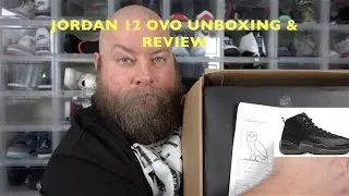 Jordan 12 Black OVO Unboxing & Review + Yeezy 350 V2 Frenzy App Giveaway