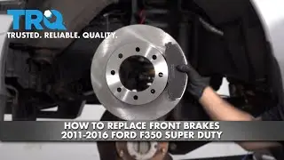 How To Replace Front Brakes 2011-2016 Ford F350 Super Duty