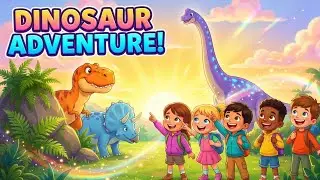 Kids Dinosaur Adventure 🦕 | Meet the Dinosaurs | Fun Learning Song