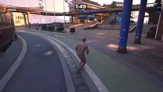 Tony Hawk's Pro Skater 3 + 4 San Francisco BS Boneless a Pier Sign
