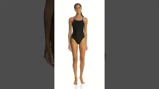 Sporti Solid Piped Thin Strap One Piece Swimsuit (22-44) | SwimOutlet.com