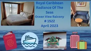 Radiance of the Seas Ocean View Balcony Cabin #1522 | Royal Caribbean Stateroom Tour
