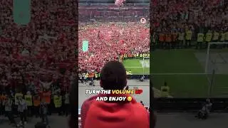 Bayer Leverkusen fans singing &lsquo;We Are The Champions&rsquo; with their team. 🎤🎶