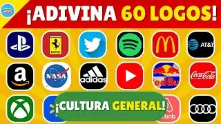 🟢🔴CULTURA GENERAL: &iexcl;ADIVINA EL LOGO DE 60 MARCAS!