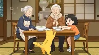 A Mountain Village Winter: Grandma's Handmade Sausages and Warm Family Meals Under the Moonlight