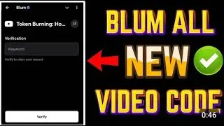Vid&eacute;o Blum code|BLUM TOKEN CODE DU 11-10-24|Tutoriel en EWE.