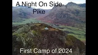 a night on side pike, in the langdales,