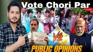 RAHUL GANDHI VS PM MODI Public Opinion | @reactionplayy #publicopinion #reaction 