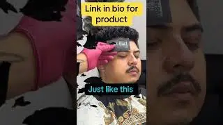 Step-by-step tutorial KISS tintation enhancement spray #barber #haircut t