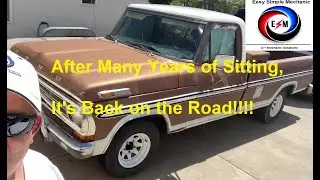 C6Transmission Leak Repairs on 1972 Ford F-100 Bump Side Revival and gets Put Back on the Road.