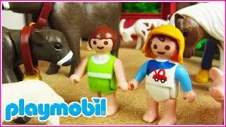 Playmobil 8 | Los bebés van de excursión a la granja escuela 🐷 🐄 🐑 Playmobil en español