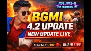 🔥 BGMI 4.2 UPDATE LIVE 🔥 NEW FEATURES + METRO ROYALE + ANAMIKA EVENT | VERTICAL LIVE #rmorushi